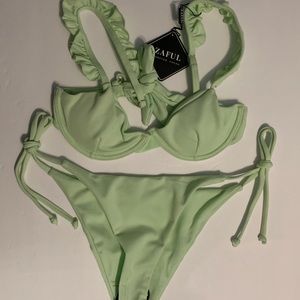 New with Tag Zaful Green Apple Bikini